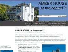 Tablet Screenshot of amberhouse.co.nz